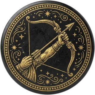 Dhanu rashi medallion