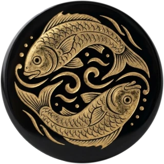 Meena rashi medallion
