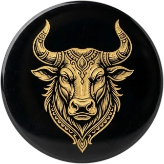 Vrishabha rashi medallion